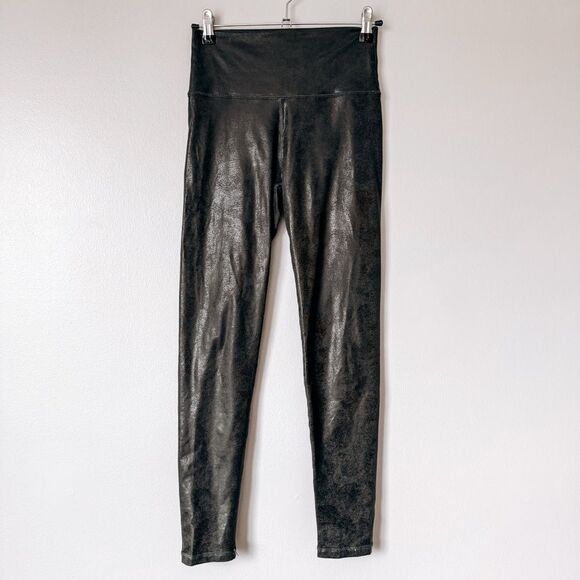 Aerie Offline Green Coated High Waist Legging Size Small - Picture 2 of 7